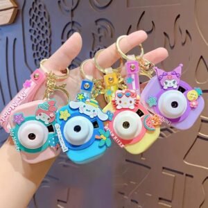 Cute Camera Projector Keychain